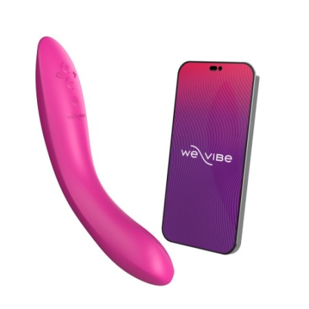 We-Vibe Rave 2 - лучший вибратор для точки G (2 мотора, приложение We-Connect) розовый